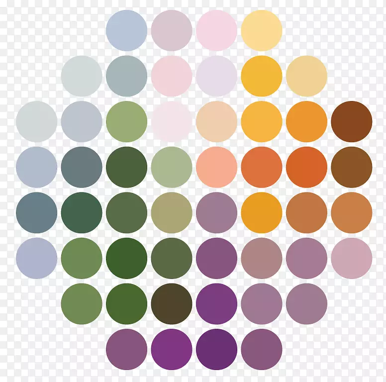 色彩分析配色方案调色板夏季
