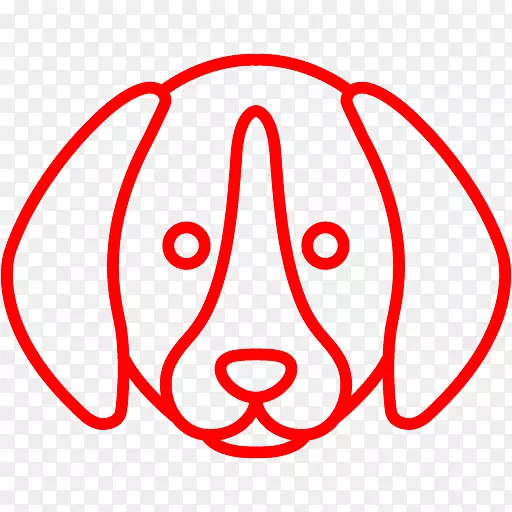 Beagle shiba inu画小狗夹艺术-小狗