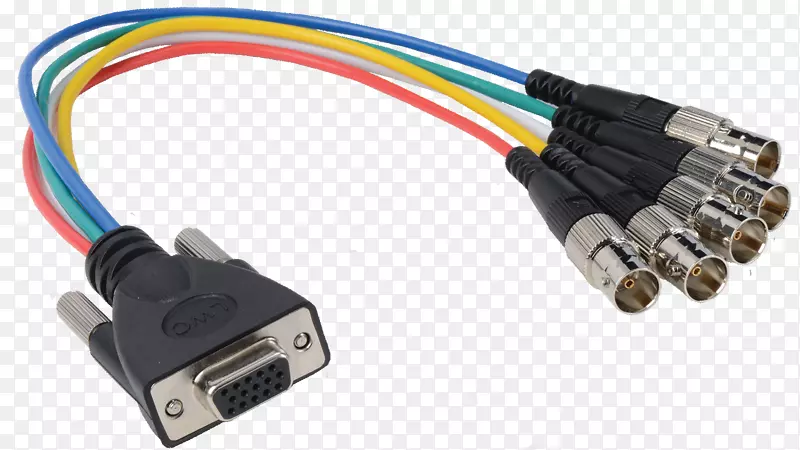 串行电缆bnc连接器vga连接器电连接器网络电缆