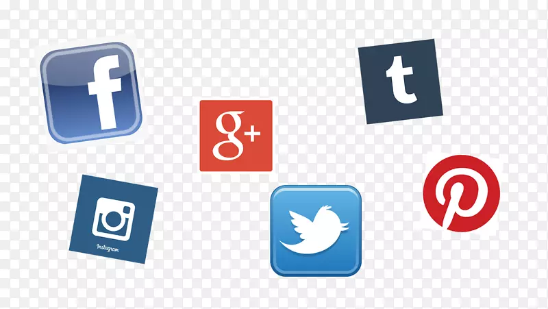 社交媒体营销社交网络服务-社交媒体图标