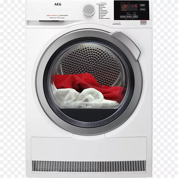 烘干机家用电器AEG t6dbg822n 8kg冷凝器滚筒干燥机洗衣机