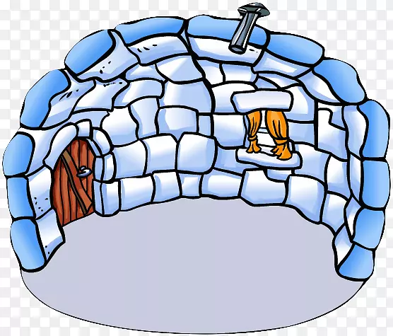 俱乐部企鹅冰屋夹艺术-冰屋