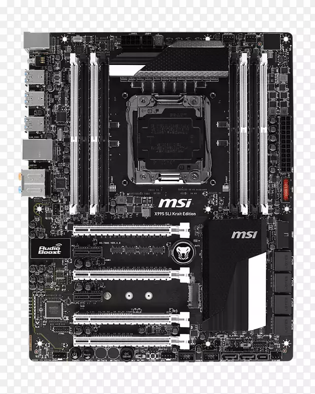 主板电脑机箱及外壳MSI x99s sli krait lga 2011英特尔X99