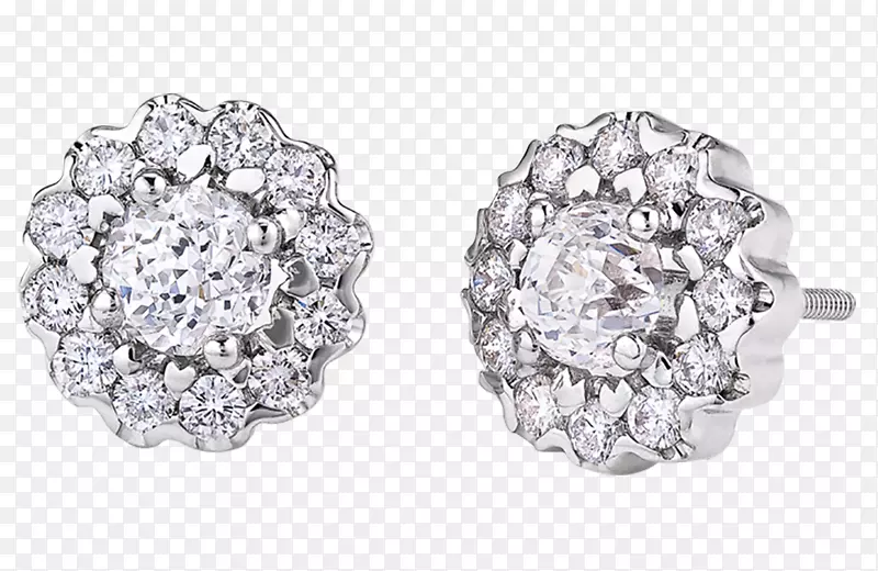 耳环钻石珠宝订婚戒指辉煌钻石