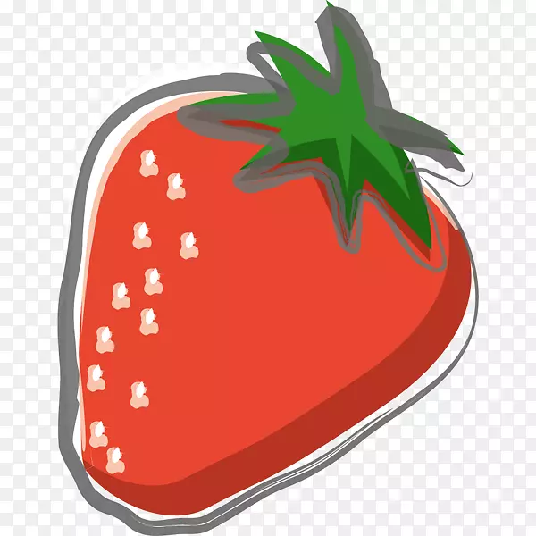 草莓食品剪贴画-草莓