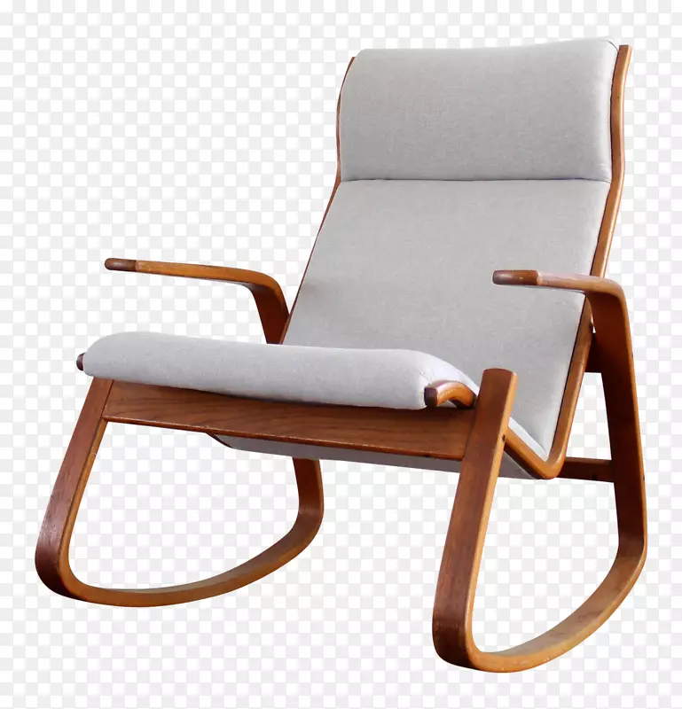 摇椅，桌子滑翔机，丹麦现代椅子