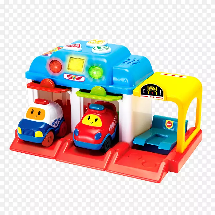 车库模型汽车玩具停车场-停车场