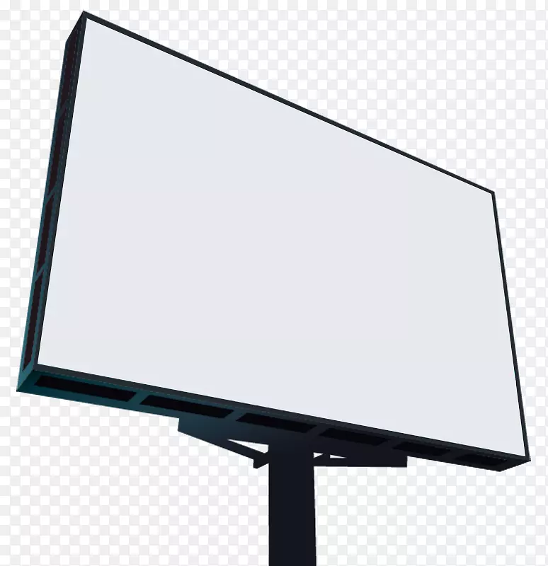 背光lcd letrero lcd电视电脑显示器光景-空白广告牌