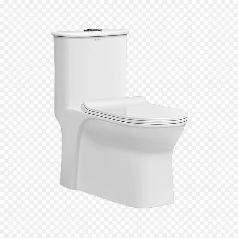 抽水马桶罗卡马桶和浴盆座浴室-厕所