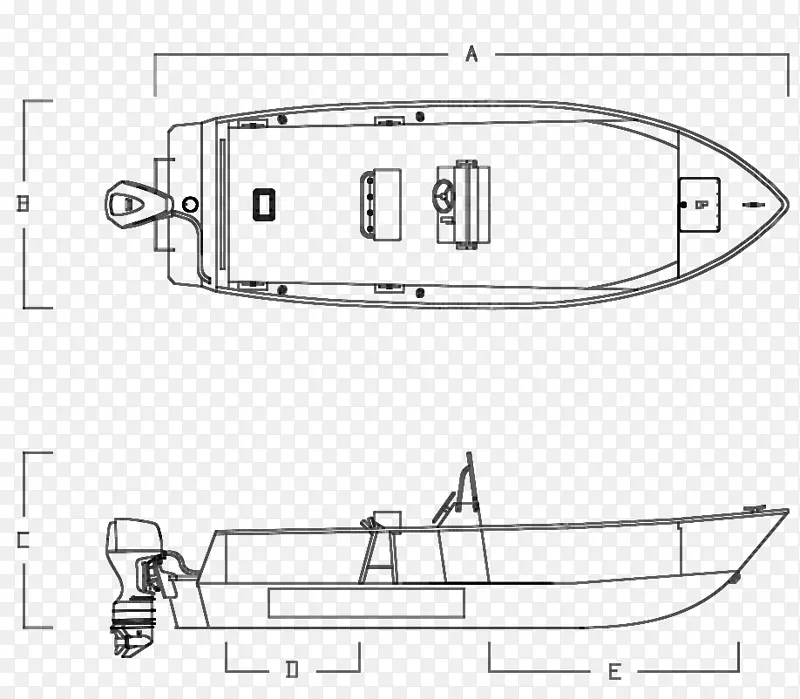 船技术制图中控台线艺术船