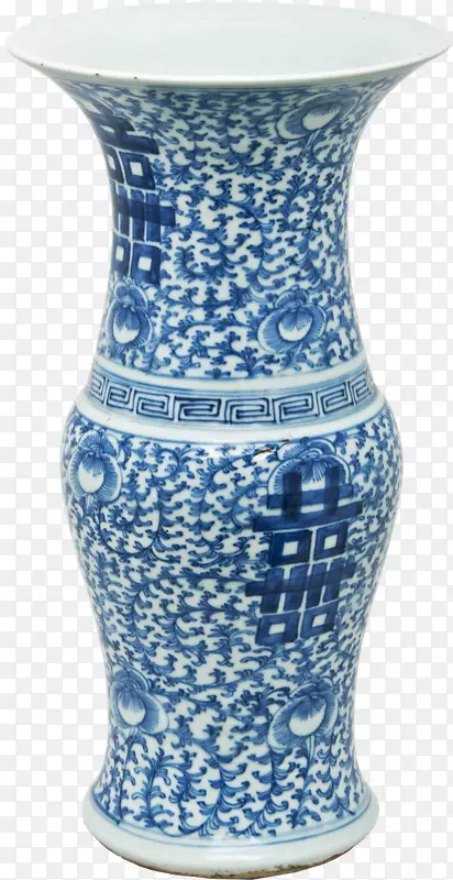 青花陶花瓶陶瓷花瓶