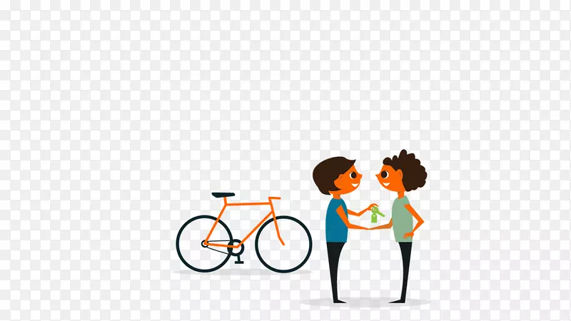 没有钱的分享经济商店(Siga-)团结经济共享自行车