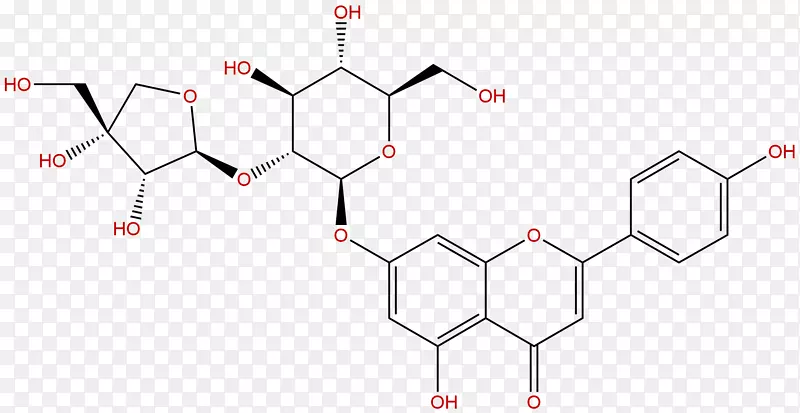 芹菜素分子黄酮类柚皮素oroxylin a-植物化物