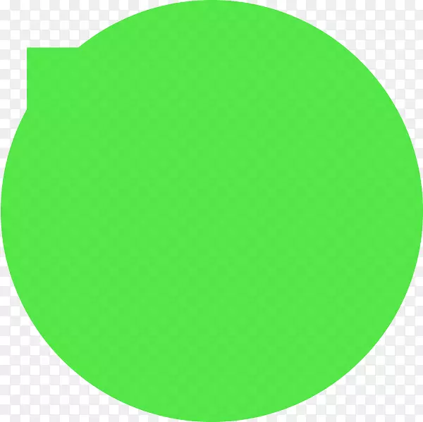 绿色剪贴画.左绿色运动