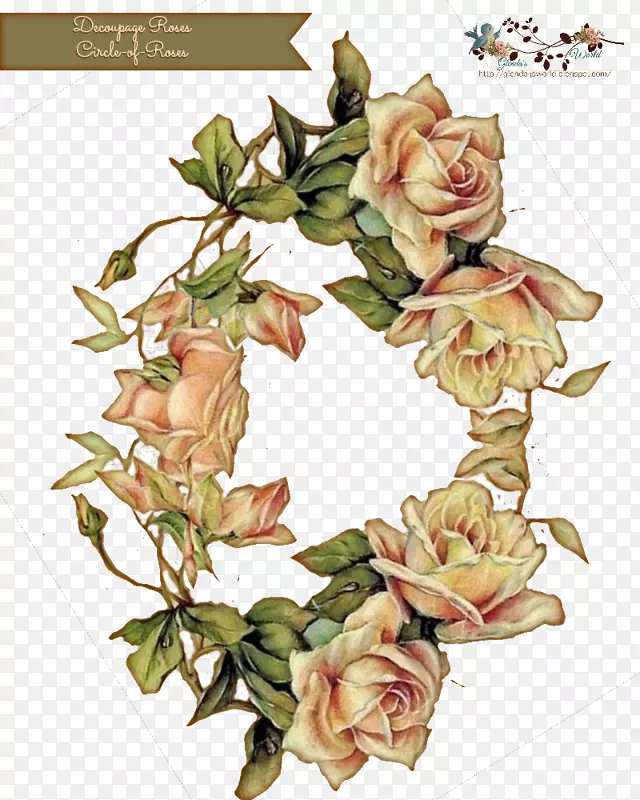 花园玫瑰纸花设计解耦设计