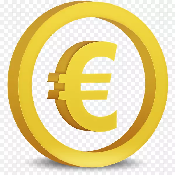 欧元签署货币美元符号字符-欧元