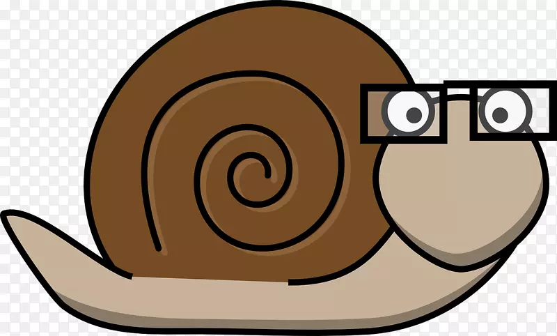 海螺剪贴画-蜗牛