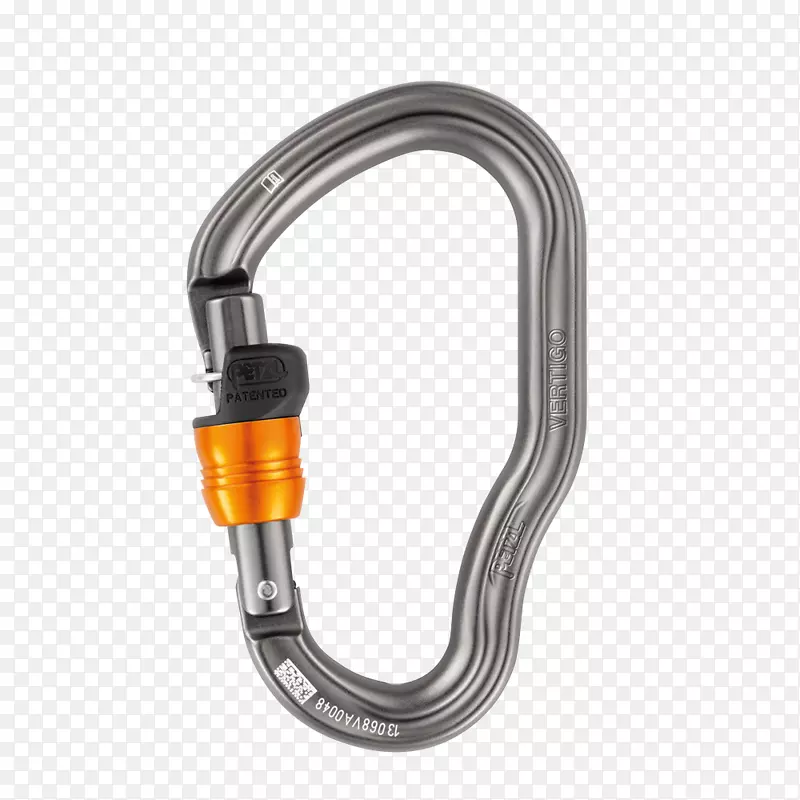 Carabiner Petzl通过铁素体快速攀爬