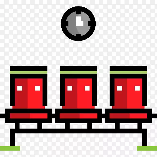 电脑图标座位封装后座候机室座位