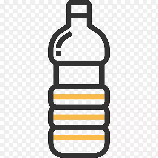 汽水瓶装水瓶电脑图标-瓶