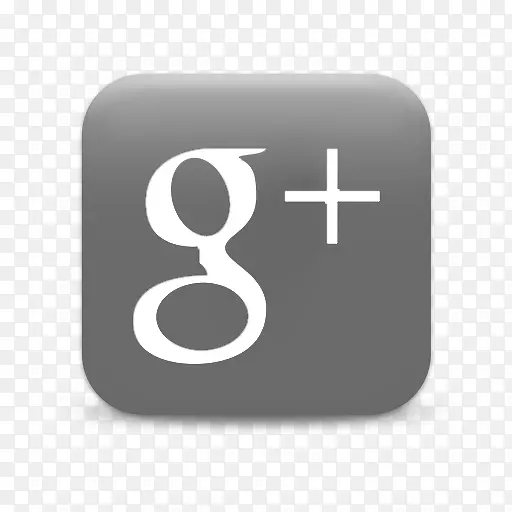 谷歌+电脑图标社交媒体标志-谷歌