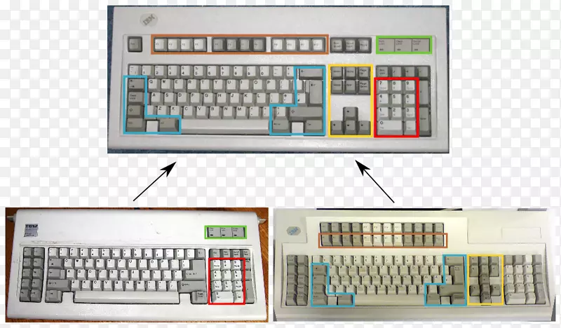 电脑键盘m型键盘ibm个人电脑/在拇指键盘-ibm