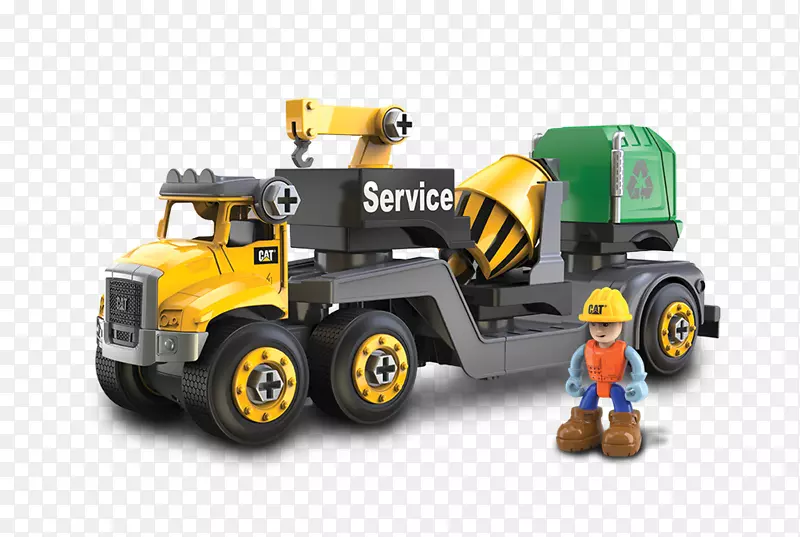 卡特彼勒公司玩具机械结构成套卡车-玩具