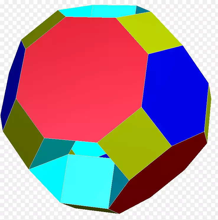 截短立方体截断菱形立方体阿基米德立体立方体