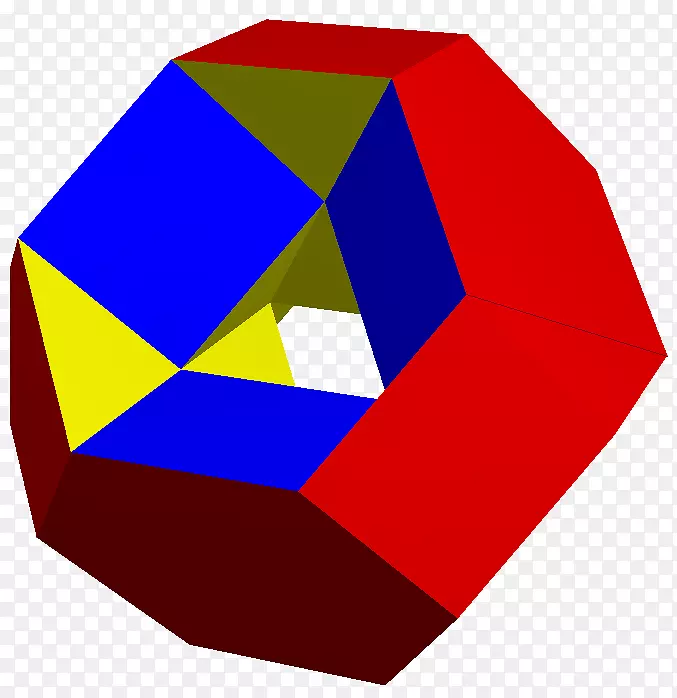 截短八面体截断阿基米德立体立方体面