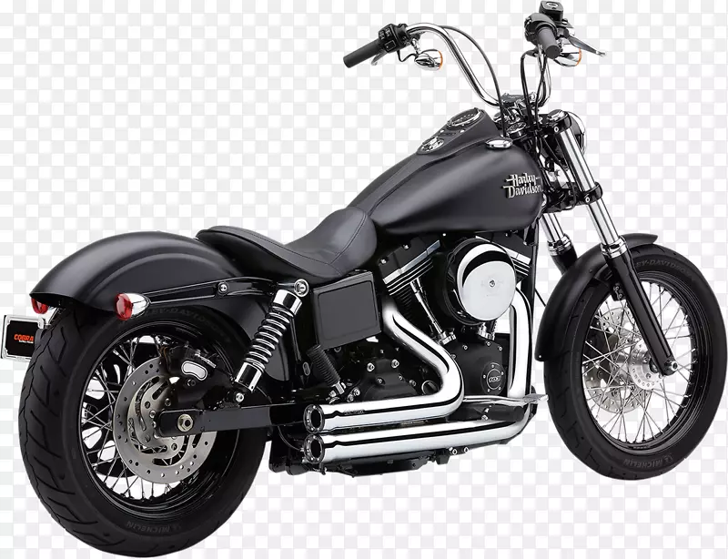 排气系统哈雷-戴维森超级滑翔废气摩托车-摩托车