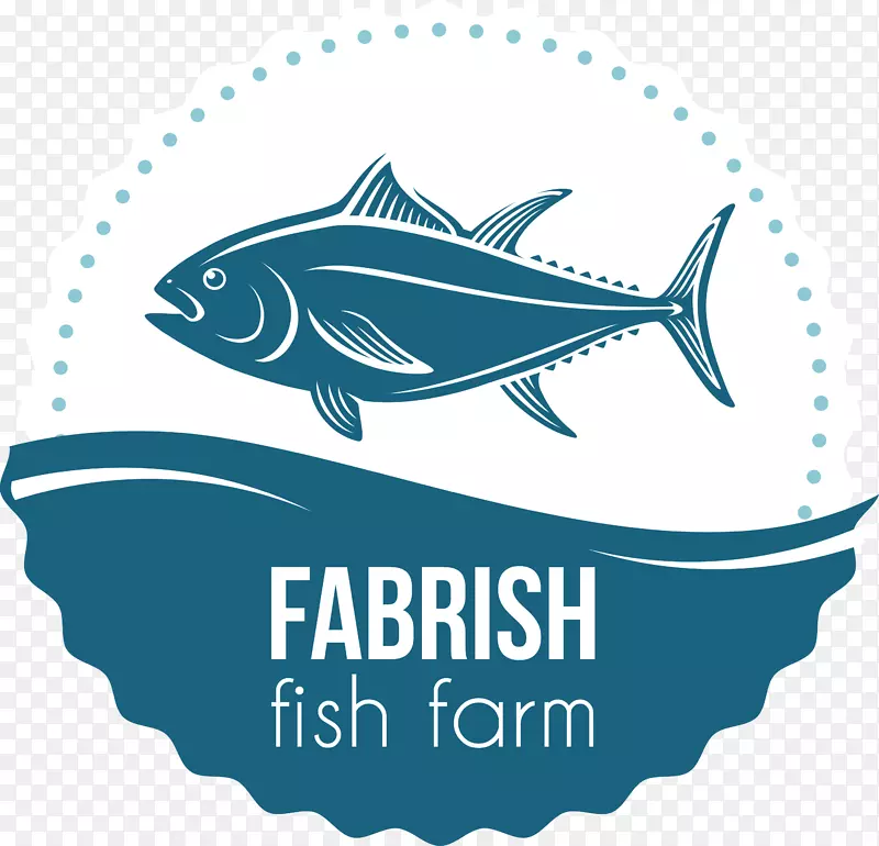 鱼类养殖标志渔业剪贴画-鱼