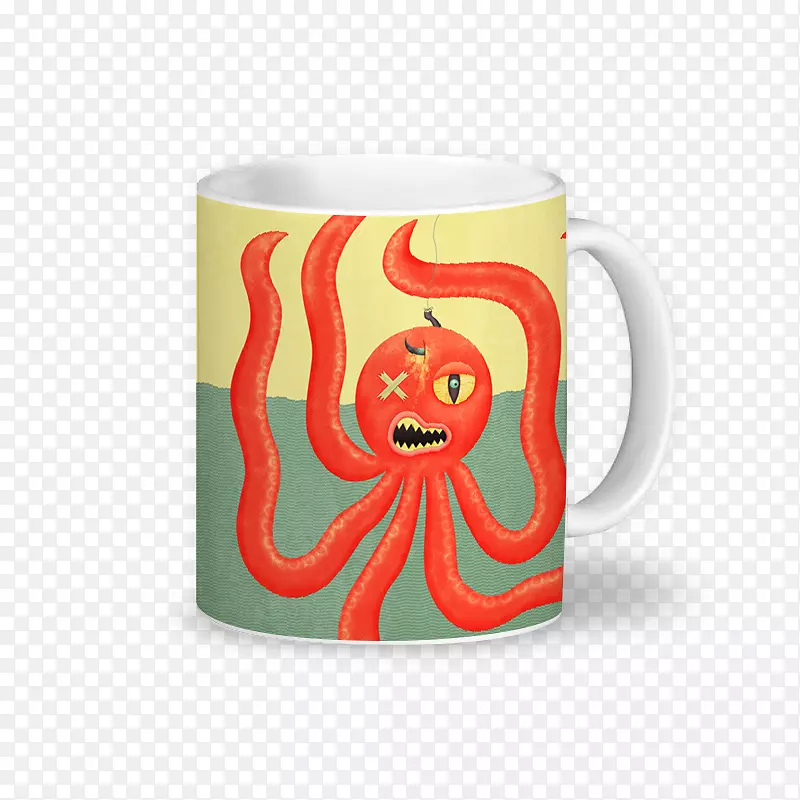 章鱼咖啡杯
