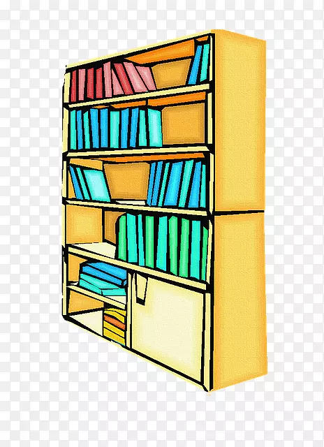 学校图书馆书架-书架