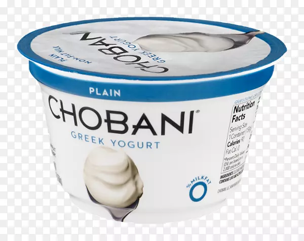 希腊料理牛奶Chobani希腊酸奶冷冻非素食