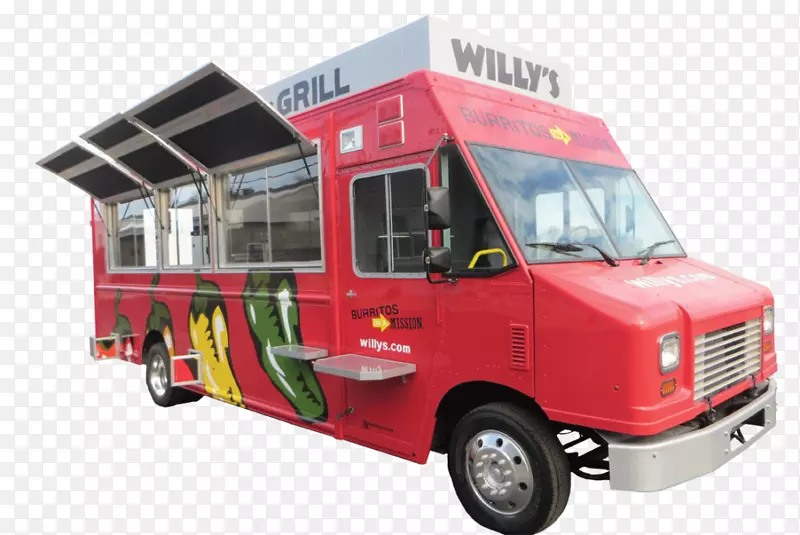 墨西哥美食车，食品卡车，街头食品玉米煎饼-食品卡车