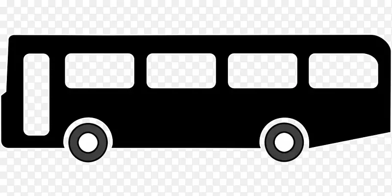 校车旅游巴士服务短片艺术-白色巴士