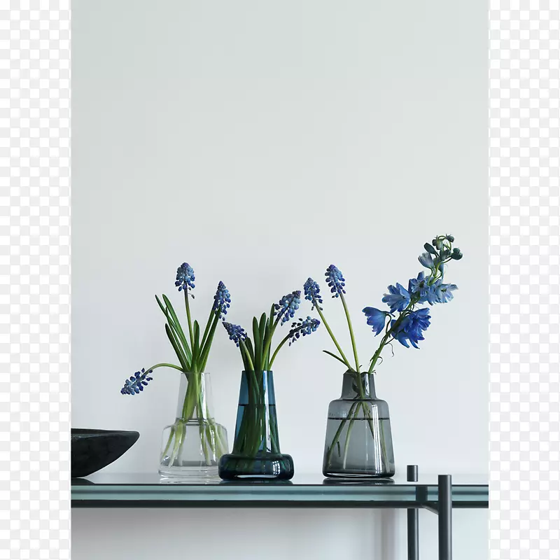 霍梅加德花卉设计玻璃高花瓶