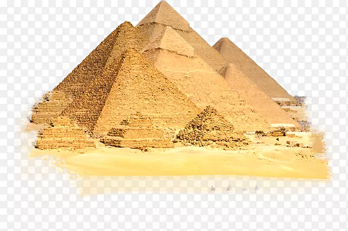 巨大的吉萨金字塔，巨大的狮身人面像，哈夫雷金字塔，埃及金字塔，开罗-埃及金字塔