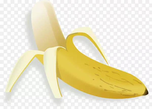 香蕉面包香蕉皮剪贴画香蕉皮
