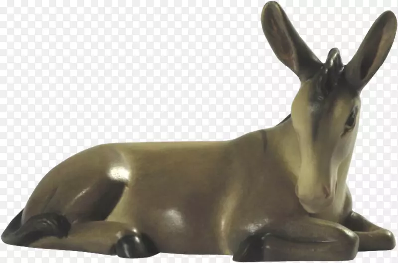 驴子雕塑诞生场景雕像天使-驴子