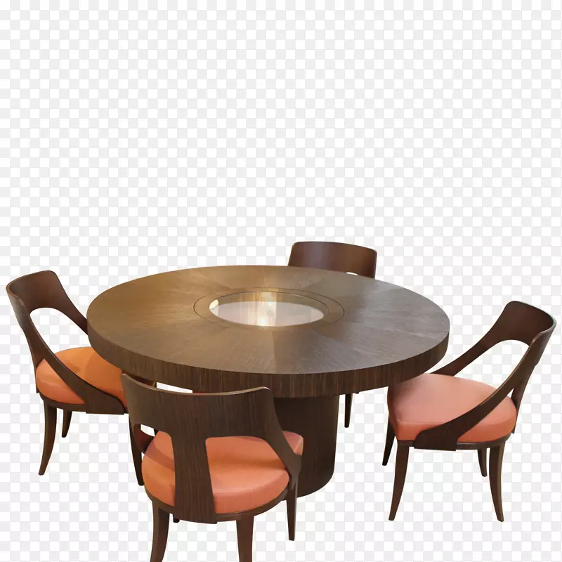 咖啡桌椅.木制桌面