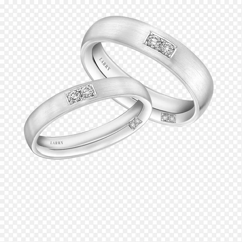 结婚戒指银手镯