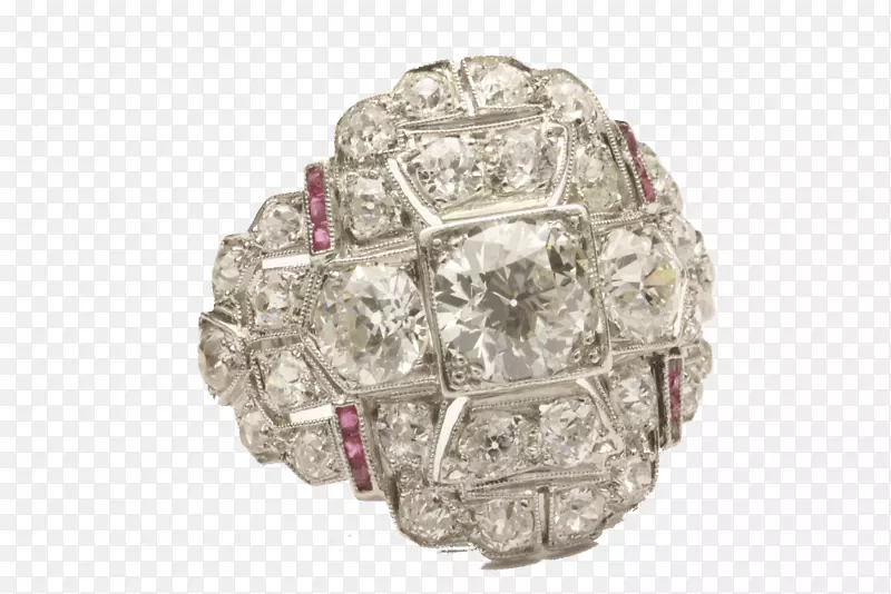 银红宝石-珠宝胸针结婚典礼供应-遗产珠宝