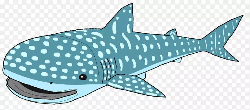 安魂曲鲨鱼鲸目鲸类剪贴画-大鲨鱼
