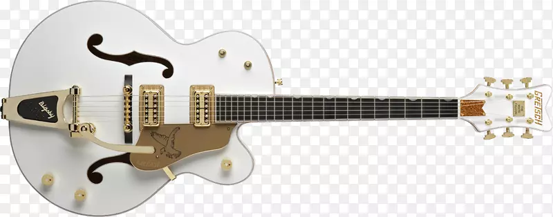 Gretsch白色猎鹰护舷电吉他-Gretsch