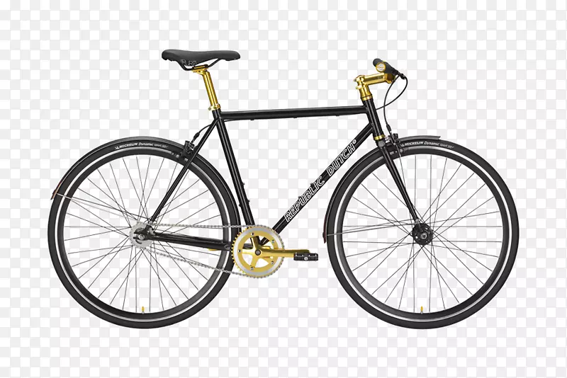 固定齿轮自行车单速自行车车架自行车