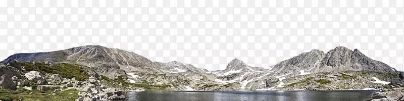 山景冰川地貌水山站-山湖