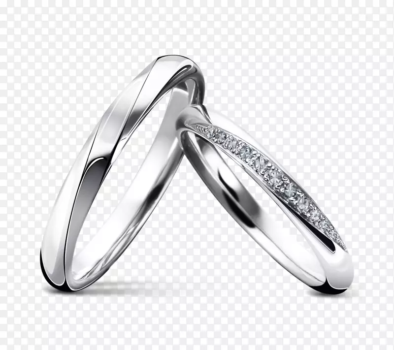 结婚戒指订婚戒指钻石夫妇戒指
