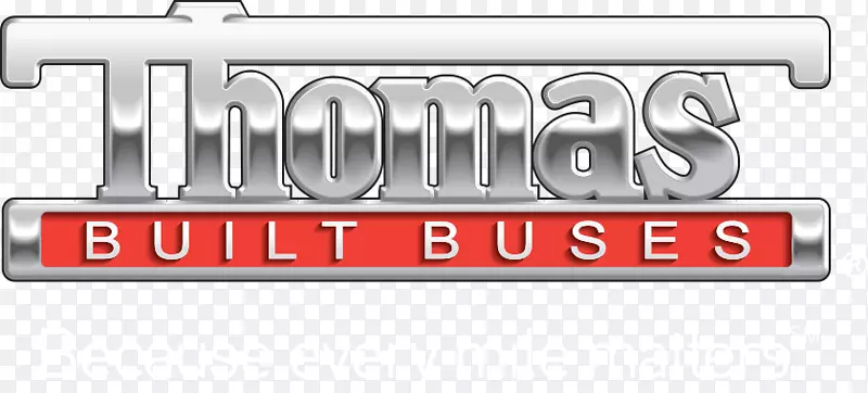 汤玛斯建造巴士托马斯sf-t班轮c2蓝鸟公司校车-巴士标志