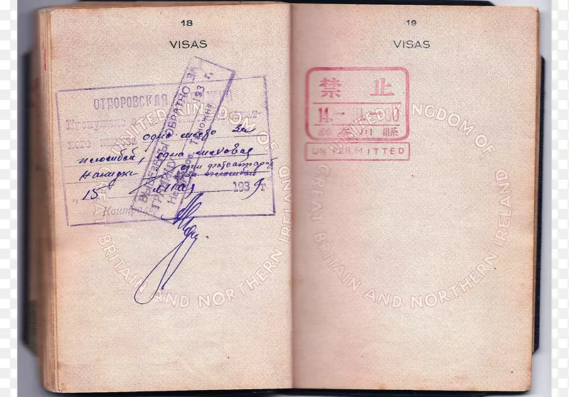 纸-英国护照